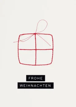 Räder Karten>Weihnachtsfadenkarte „Frohe Weihnachten"