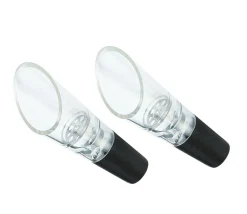 Cilio Barzubehör>Weinausgießer 2Er Set Schwarz