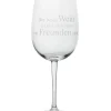 Räder Wein>Weinglas „Der Beste Wein ist der...", H 22cm D8,5c