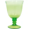 Greengate Wein>Weinglas grün groß