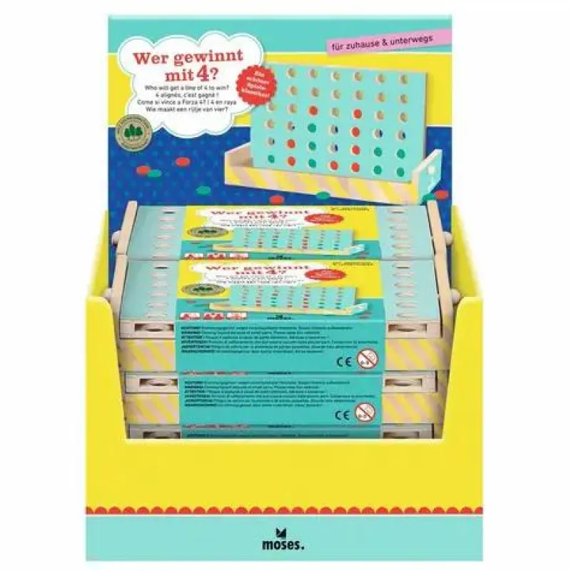 Moses Familien- Und Gesellschaftsspiele>Wer gewinnt mit 4?