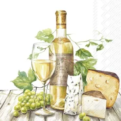 IHR Servietten Und Serviettenringe|Servietten>WHITE WINE TASTING Lunch-Servietten L1027400