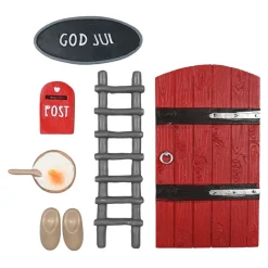 Det Gamle Apotek Dekoration>Wichteltür Set rot