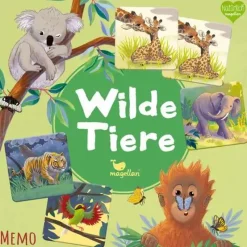 Hutter Familien- Und Gesellschaftsspiele>Wilde Tiere - Memo