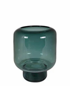 Kaheku Kerzen, Leuchter Und Zubehör>Windlicht "Opino" petrol 23x29cm