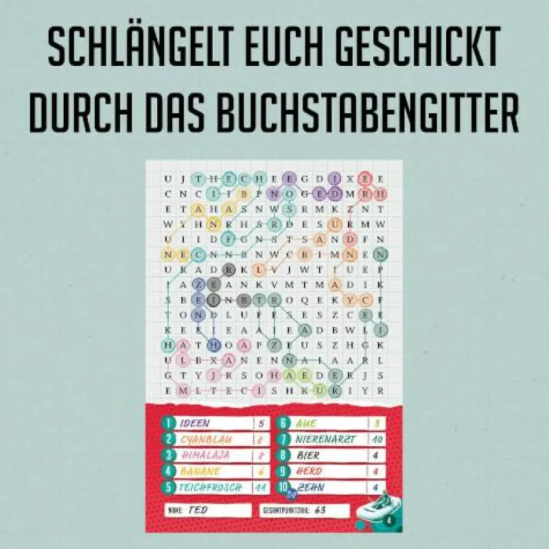 Kosmos Familien- Und Gesellschaftsspiele>Wömmeln - Wörter suchen, finden, sammeln