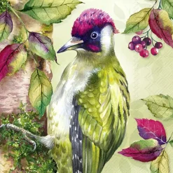 IHR Servietten Und Serviettenringe|Servietten>WOODY Green Lunch-Servietten L1052220