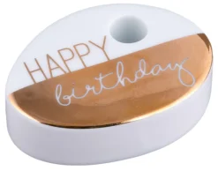 Räder Kerzen, Leuchter Und Zubehör>Wunschkerze „Happy Birthday", gold
