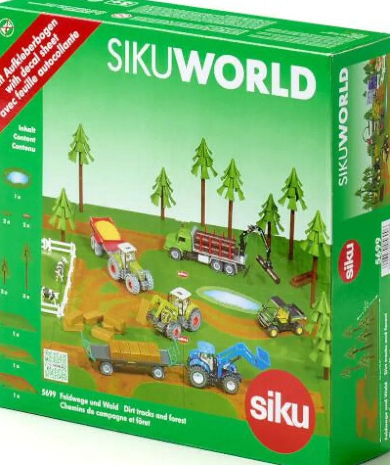 Siku Fahrzeuge Zubehör>Zubehör Feldwege und Wald 5699