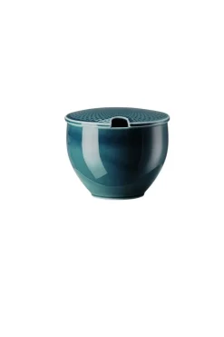 Rosenthal Farbe>Zuckerdose m. Einschnitt, 0,28 l , Junto / Ocean B