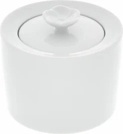 Meissener Porzellan Weiß>Zuckerdose Royal Blossom Form No. 41 Weiss